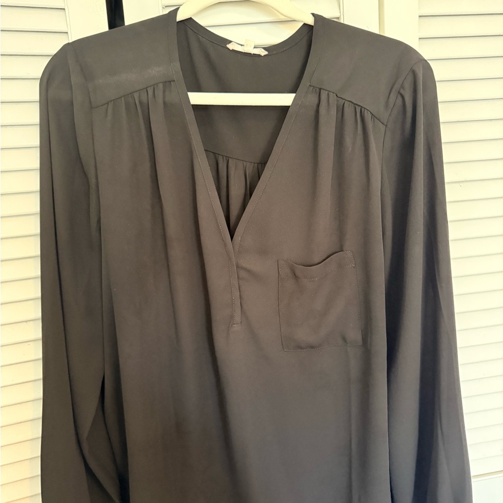 Pleione Elegant Black Women's Top